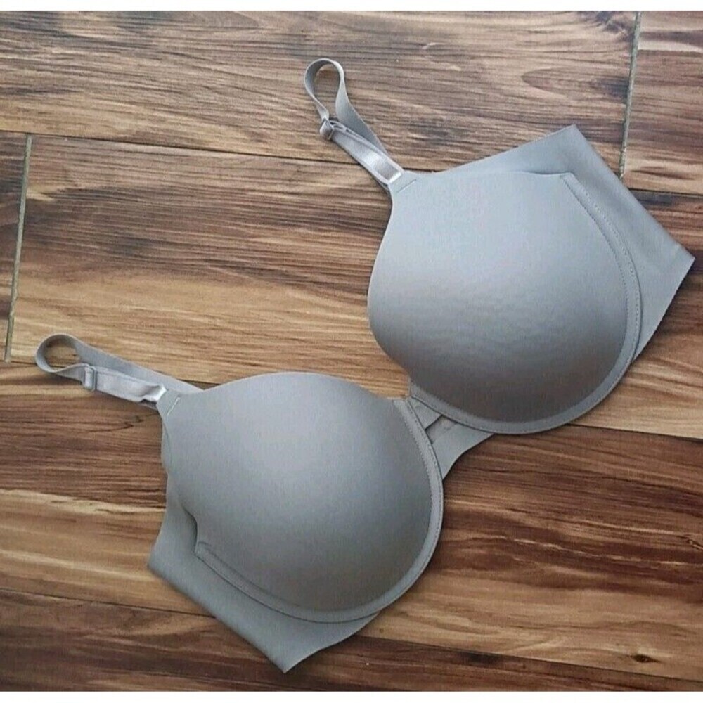 Warners No Side Effects  Bra Size 40D Mocha Brown Underwire Wide Band 01356